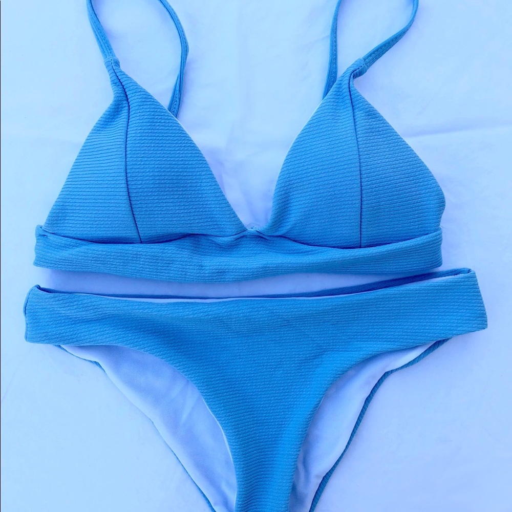 Cami Plunge Bralette Bikini Set